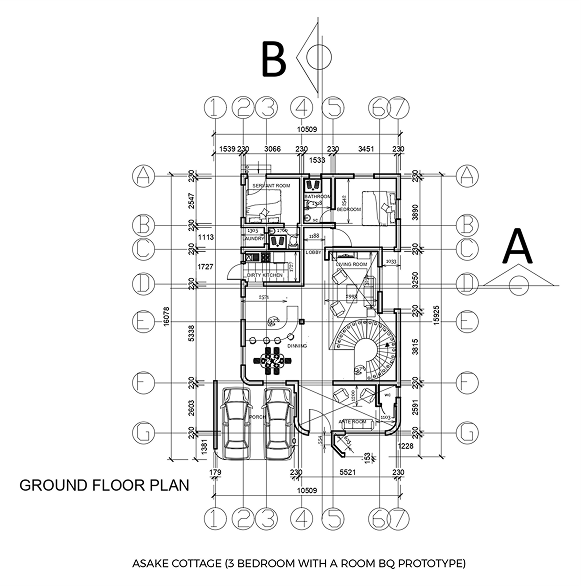 Asake Cottage Layout GF